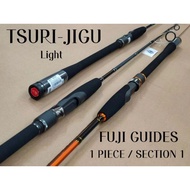 JORAN PANCING TSURI-JIGU LIGHT 6'0" SECTION 1 ( 1 PIECE ) IM9 COMPOSITE GRAPHITE SPINNING ROD