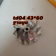 ใบบิลเล็ท3000ปาก44ไส้ td04 43*60 แกน5มิล