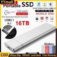 16TB External Hard Drives 16TB Mobile Solid State Drive USB 3.1 Data Storage 8TB Portable Hard Disk