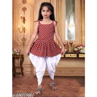 KIDSWEAR Dhoti Top & Bottom