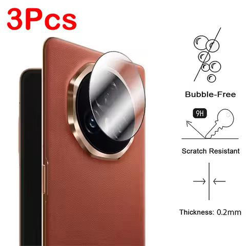 3D Camera Protector Glass For Honor Magic V5 Tempered Glass Lens Metal Rear Ring For Honor Magic V3