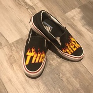 Thrasher x Vans 火焰聯名 懶人鞋