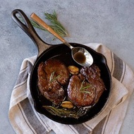 美國LODGE 主廚系列 美國製單柄鑄鐵煎鍋-22cm