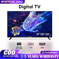 TV 22 Inch LED TV Murah 19 Inch Digital TV 1080P HD Television 24 Inch With USB Port