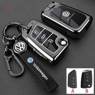 Protective Car Key Case Key Chains For VW Volkswagen Golf 8 MK8 ID.3 ID.4 Skoda Octavia A8Golf 7 MK7