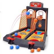 《田田》雙人手指彈射籃球 場桌面迷你投籃機雙人對戰游戲寶寶兒童玩具  益智玩具