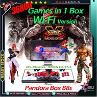 36800 Games in 1 Pandora Box 88s Wi-Fi Arcade Video Game Console Gamepad Joystick HDTV,VGA, Wifi Ver