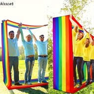 KISSCAT Teamwork Games, Rolling Mat Outdoor Games Playing Run Mat, Team Building Sports Entertainmen
