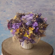 紫色薰香.薰衣草色調.生日.升遷.開幕.乾燥.永生花送禮首選.