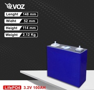 Voz Baterai LifePo4 Lithium Prismatic 3.2V 100ah/voz battery lithium lifepo4 prismatic 32v 100ah ori