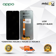 LCDF-OPPO A11/REALME 5/REALME C3/REALME 5I/REALME 6I/A31 2020/A5 2020/A9 2020 (BLACK) (O) (ALL SAME 