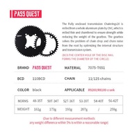 Pass Quest R9200 Closed Chainring Bicycle Disc (2-Disc System)