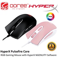 HYPER-X HYPERX PULSEFIRE CORE WIRED RGB GAMING MOUSE WITH HYPERX NGENUITY SOFTWARE & 7 PROGRAMMABLE 
