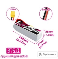 CNHL G+Plus 4000mAh / 5000mah  11.1V 3S / 14.8V 4S / 22.2V 6S 70C Lipo Battery with XT90 Plug