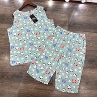 B421- Silk Linen shorts set vnxk