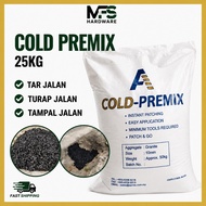 All weather Cold Road Premix 25KG BAG cold mix Asphalt Turap Jalan Tampal Jalan Tar Jalan Pothole Pa