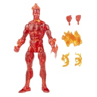 Marvel Hasbro Legends Series Retro Fantastic Four The Human Torch 6-inch Action Figure Toy, Includes