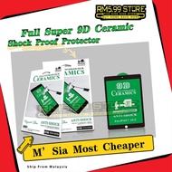 (Super 9D Ceramics)Samsung Tab A T285/T295/P200/P205/A7 S6 Lite 10.1 T585 T515 5 T110 3 Soft Protect