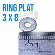Ring Plate 3x8 mm Rink Plate Bolt 3mm 3 x 8 mm 3x8mm 3 x 8mm 3mmx8mm 3mm x 8mm M3