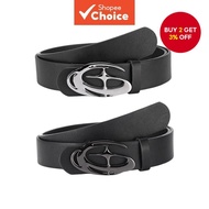 Y2K Punk Belt Alloy Star Buckle Double Sided Waistband Couple Streetwear Gift Y2K Belt