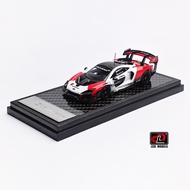 [Hot-Selling Car Model] [Ingenious Ready Stock] LCD 1: 64 GTR McLaren Seine GTR Red White Alloy Car 