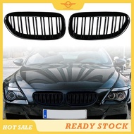 [CloudsMiles] Front Kidney Bumper Grill Grille for  6 Series E63 E64 2004-2010 Racing Grill