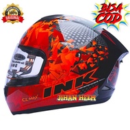Helm / Helm Ink /Helm Ink Full Face Cl Max Black Red Termurah