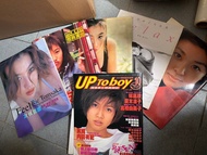 日本明星寫真集雜誌共七本-深田恭子，友坂理惠，廣末涼子，松隆子，內田有紀