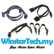 ATX 5Pin to 2ways / 3ways / 4ways/ 10ways SATA 15pin Modular Power Supply Adapter Cable PSU 65cm