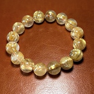 【招財 】 13mm金鈦金髪晶手串NoA6101附送證書