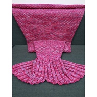 [COSY & TRENDY] High Quality Crochet Knitting Sofa Mermaid Tail Blanket