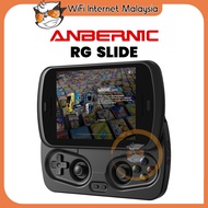 MSIA STOK Permainan Tangan ANBERNIC RG Slide Handheld Gaming Console 4.7" Android 13 UNISOC T820 Wit