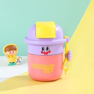 Cute Thermos Cup High-value Coffee Cup 316 Stainless Steel Water Cup Straw Portable Coffee Cup