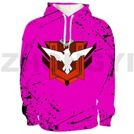 Funny Game Free Fire Garena 3D Hoodies Teens Anime Sweatshirt Fashion Casual Men Clothing Cosplay Co