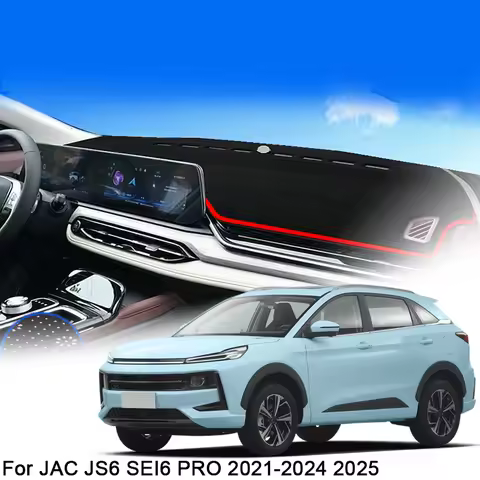 For JAC JS6 SEI6 PRO 2021-2024 2025 Car Dashboard Protective Mat Shade Cushion Pad Rose Carpet Mat C
