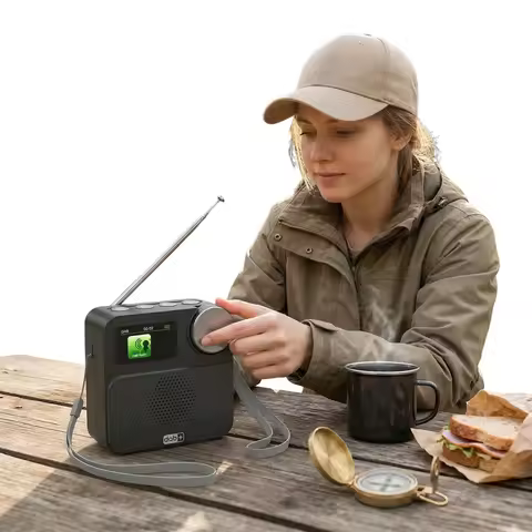 High-Quality Broadcasting FM/DAB/DAB+ Bluetooth Internet Radio Rechargeable Radio Wireless Bluetooth