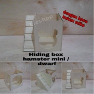 Mini hedgehog house request display case