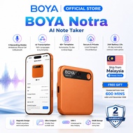 BOYA Notra AI Voice Recorder Note Taker AI Translate Transcription Voice to Text Summary Meeting Int