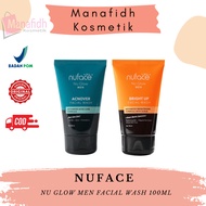 NUFACE Nu Glow Men Facial Wash 100ml