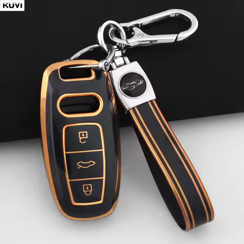 Fashion TPU Car Smart Key Case Cover Audi A3 A4 B9 A6 C8 A7 S7 4K A8 D5 S8 Q7 Q8 SQ8 E-tron Protecte