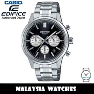 (OFFICIAL WARRANTY) Casio Edifice EFR-575D-1A Quartz Chronograph Stainless Steel Case & Strap Men's 