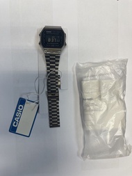 Casio A168WGG-1B 黑面黑鋼錶帶