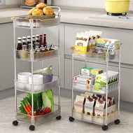 4 Tier Multipurpose Movable Rack Trolley For Kitchen Groceries