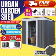 Outdoor garden Storage metal shed large backyard Storage Setor Laman Besar outdoor Garden Shed Cabin
