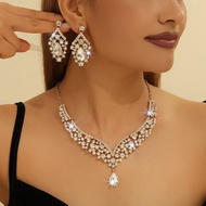 Jewelry jewelry Gemstone Necklace Earrings Bracelet jewelry Fashion jewelry Set Ladies Banquet Weddi