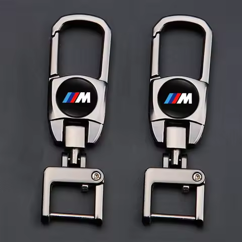 BMW Car Badge Keychain Key Ring Ornaments For BMW Performance E39 E36 E87 X7 E92 E91 E28 X3 X2 G20 G
