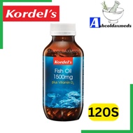 Kordel’s Fish Oil 1500mg plus Vitamin D3 120'SX2 or 120'S EXP01/2026