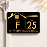 House number plate | House Number Plates Minimalist House Number Accessories Door Decorations