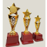 SET OF 3PC PLASTIC TROPHY (KP-H24-800) HEIGHT 24CM 21CN 18CM SET TROPHY