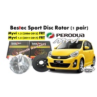 Perodua Myvi Disc Rotor _ Bestec Sport Disc Rotor (FRT)